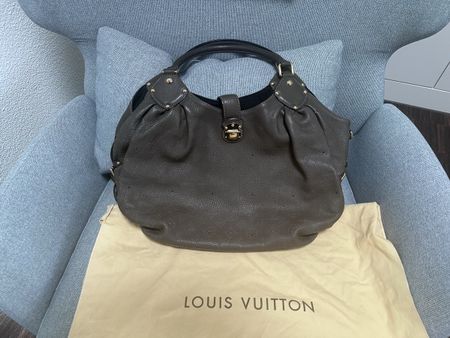 Louis Vuitton Monogram Mahina XL Hobo Bag