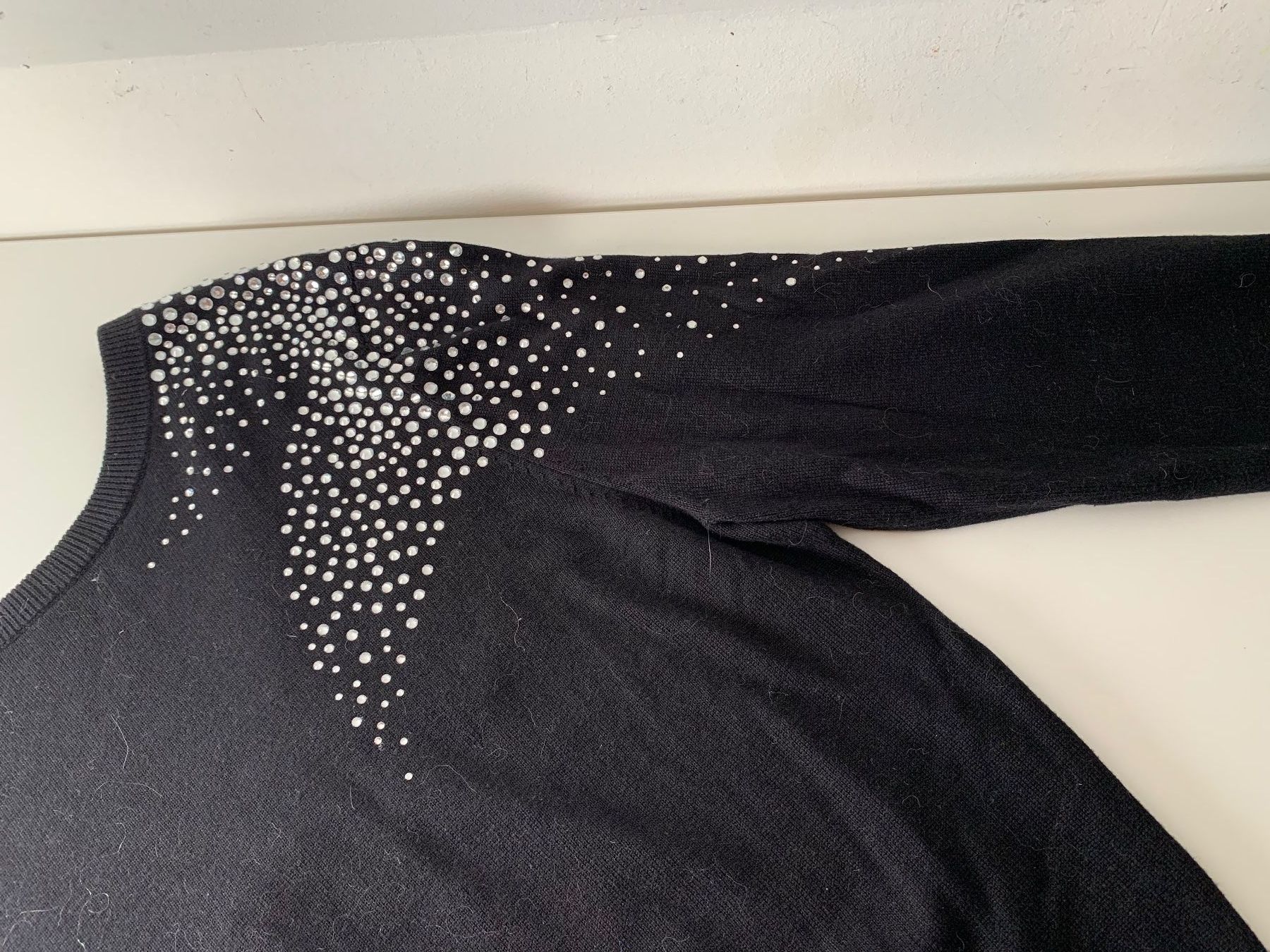 Ba&Sh Maglioni & Felpe: Pull de soiree noir BASH a strass ouverture dos V Taille 3 – Nuovo (secondo la descrizione) da Lausanne venduto da alcd_1005 4