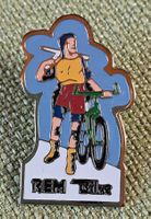 C034  Pin Rem Bike Tell Silberig Schweiz