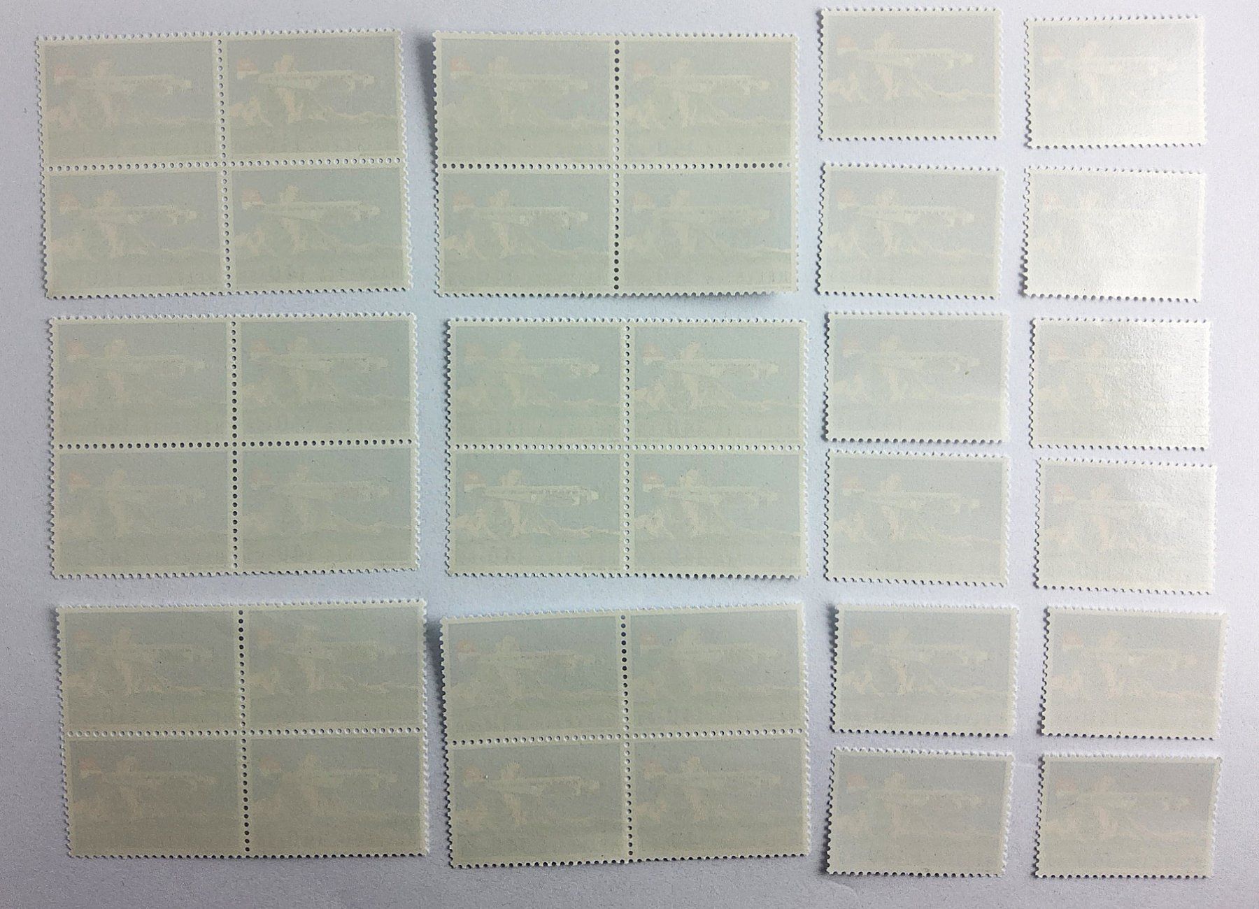 Tutti i francobolli: PRO AERO 1988 Lot - 4er Blocks und Einzelmarken - POSTFRISCH – Nuovo (secondo la descrizione) da Zug venduto da Aeschroot 2