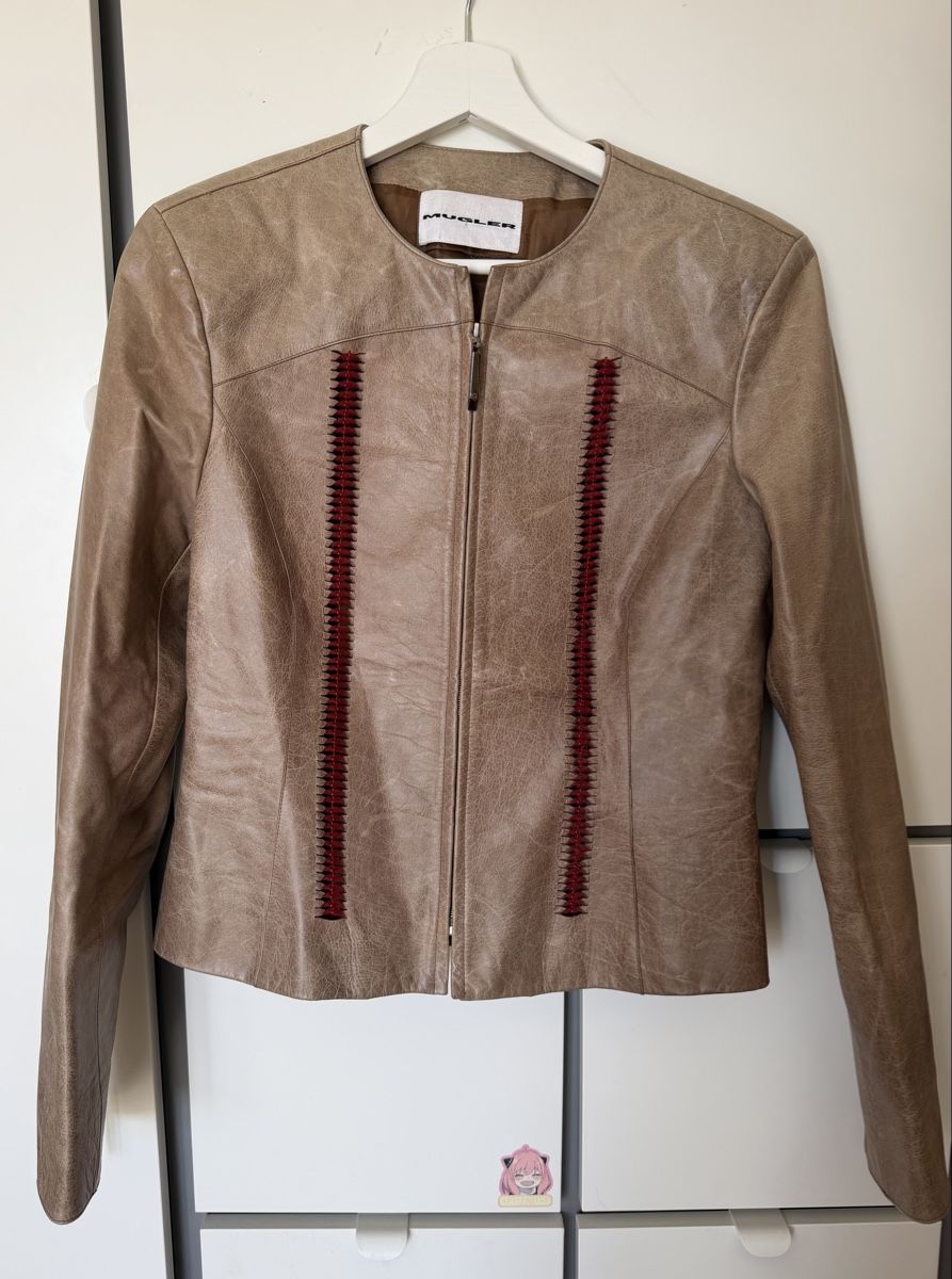 Mugler Giacche: Veste en cuir Mugler T.34-36 – Nuovo (secondo la descrizione) da Crissier venduto da seikoruby 5