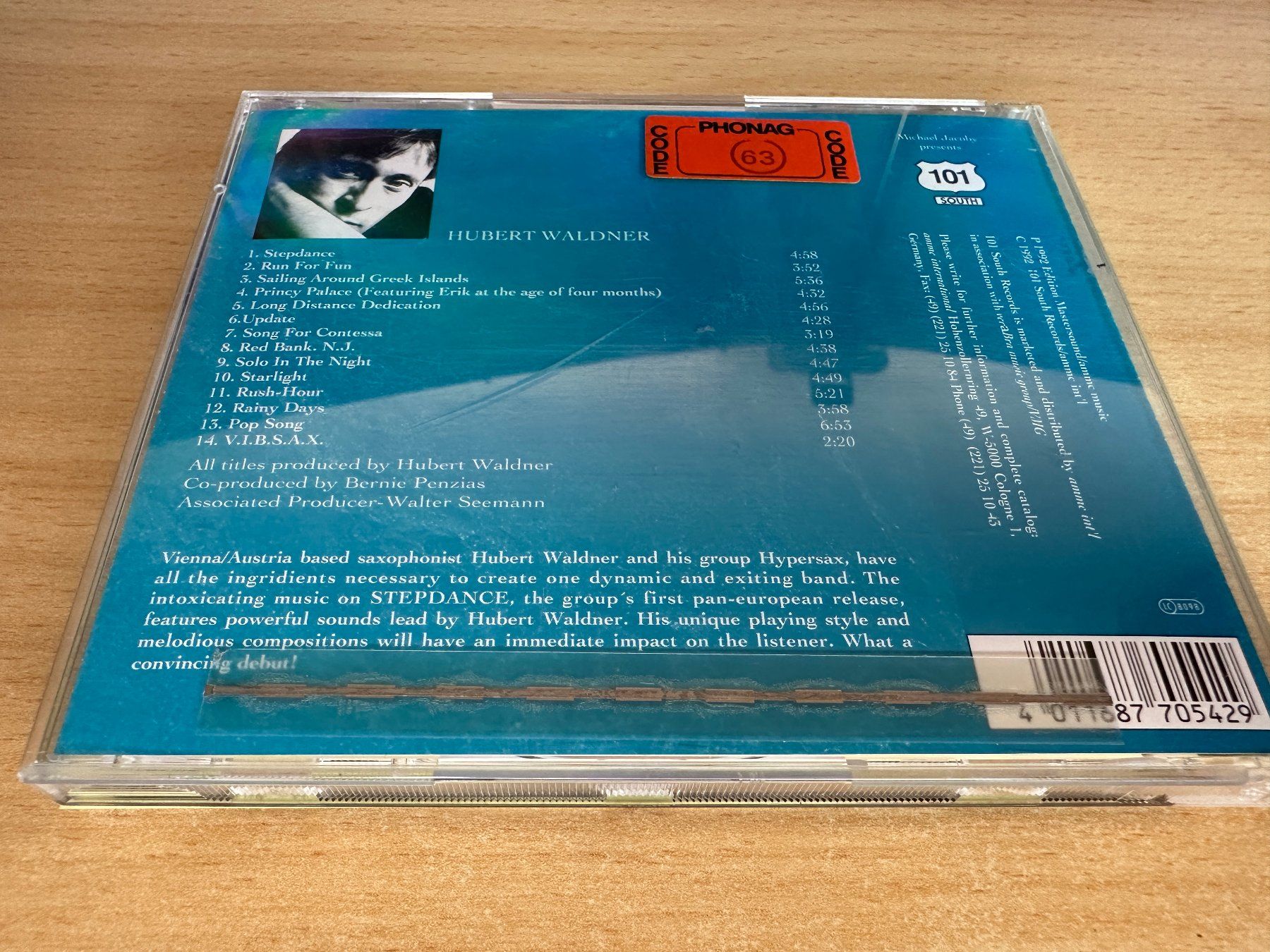 CDs: Hypersax Featuring Hubert Waldner – Stepdance – Gebraucht aus Rikon im Tösstal von Alpenmutz 1