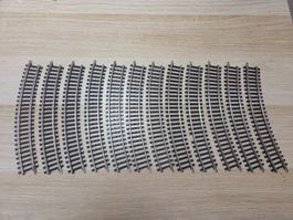 Märklin 12 x 2221 gebogenes gleis K H0