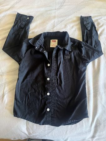 Camicia Levi's nera per bambino taglia 104 cm 4 anni