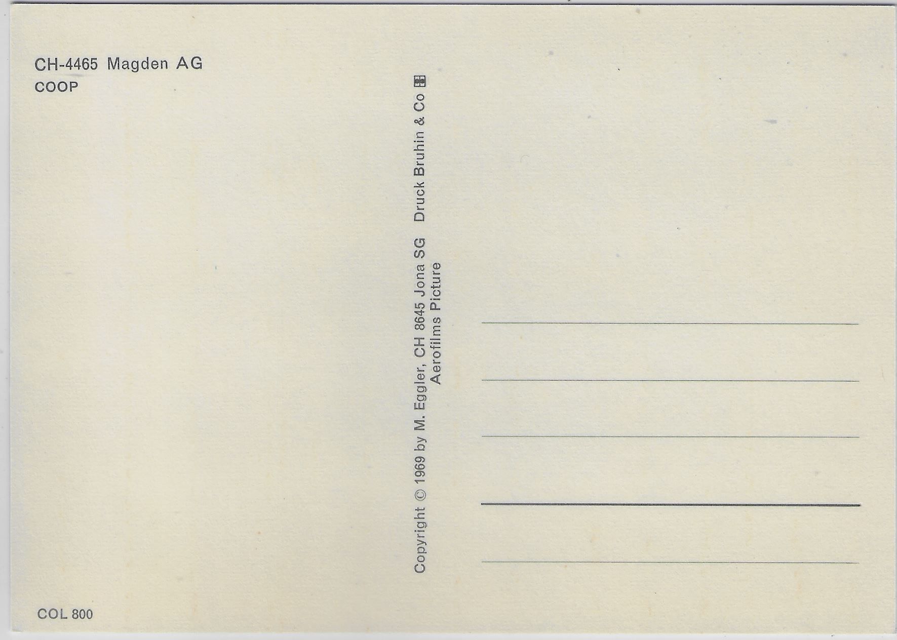 Cartoline postali: Flugaufnahme Magden AG – Antico da Ettingen venduto da Kartenplanet 1
