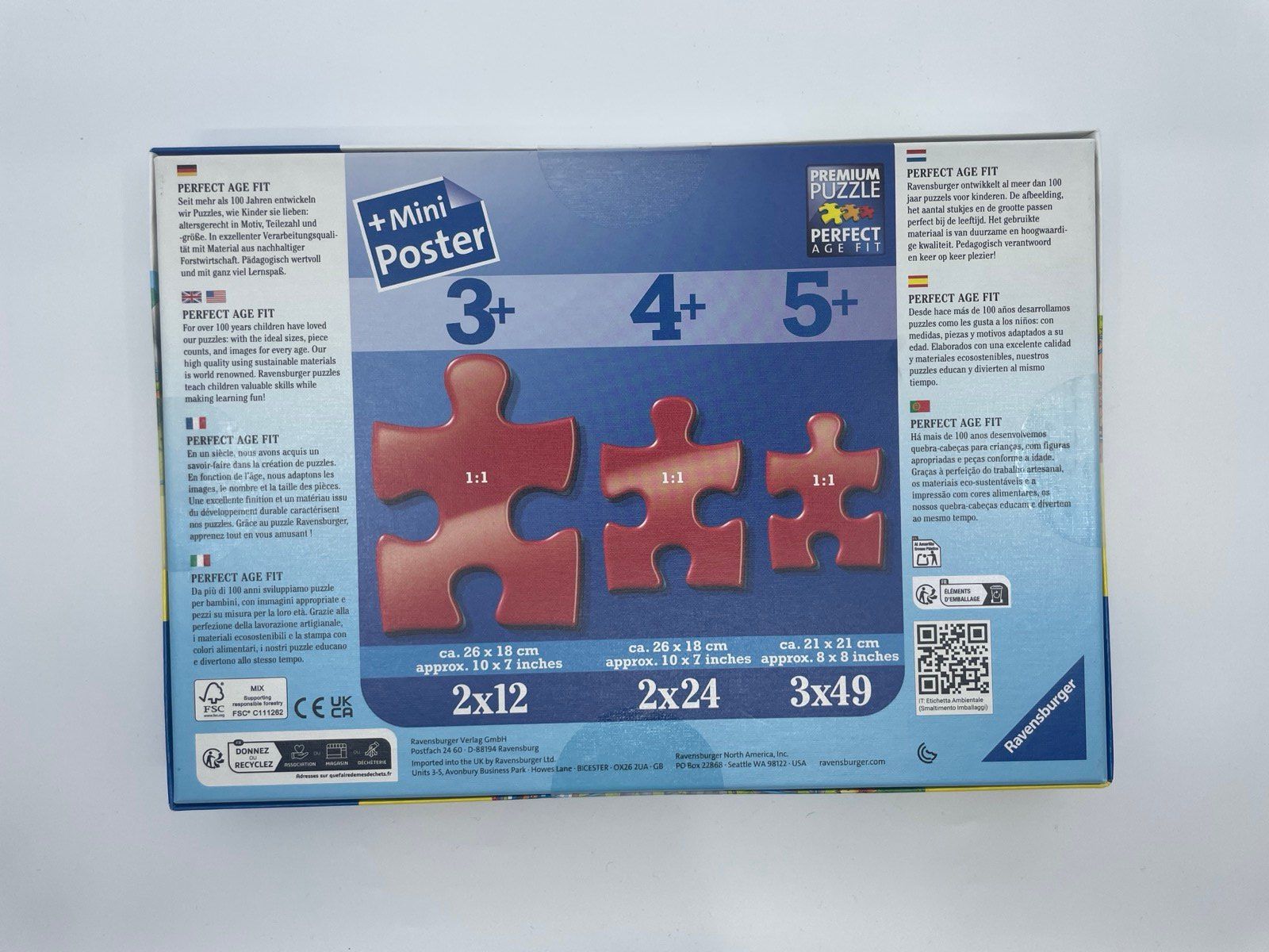 Ravensburger Puzzle: Ravensburger Finding Nemo Puzzle 2x12 Teile – Usato da Zürich venduto da tec_x6p8 3