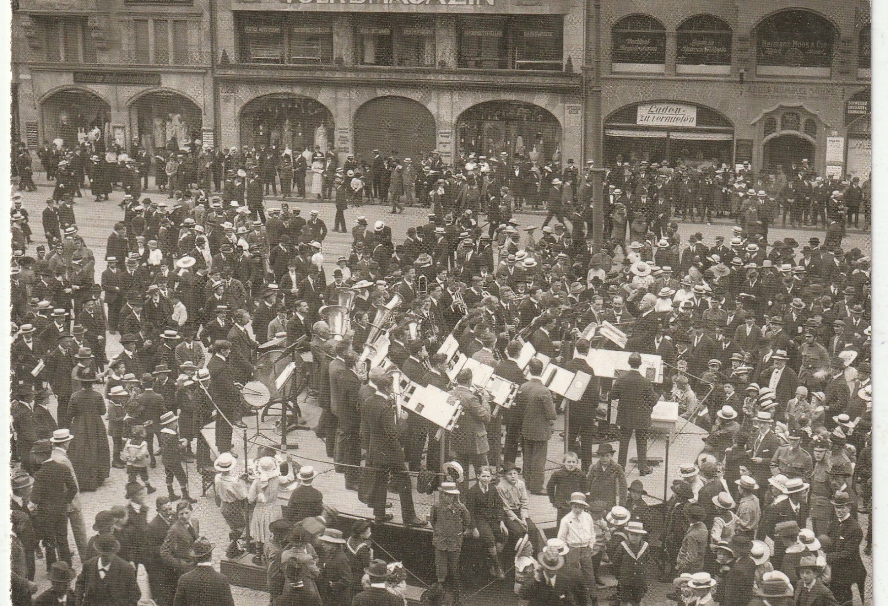 Cartoline postali: Basel Musikfest 1918 – Usato da Lumbrein venduto da made02