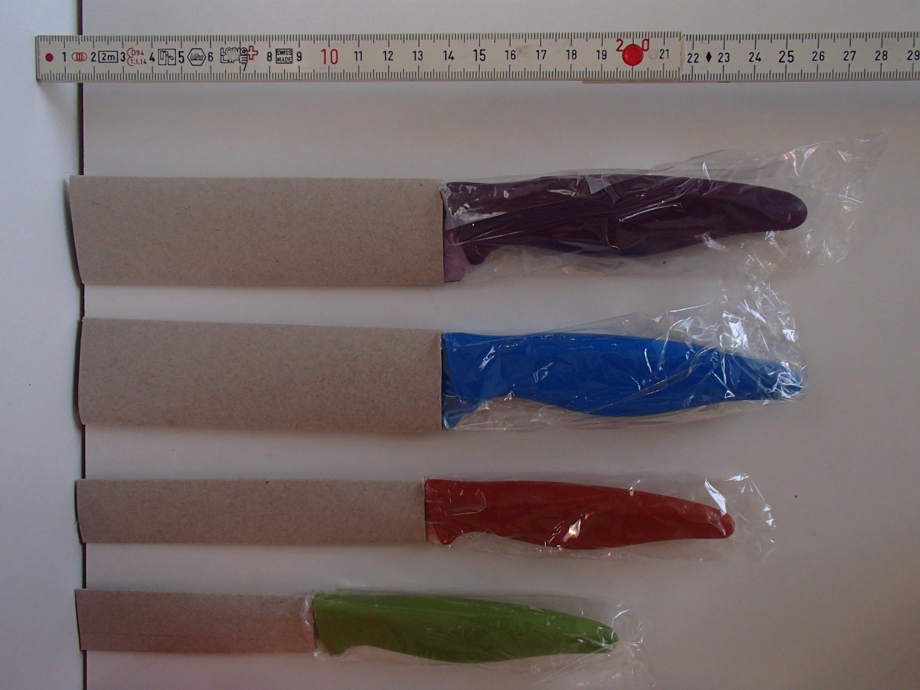 Küchenmesser: vier farbige Messer mit Messerblock – Neu und originalverpackt aus Schöfflisdorf von pullux 6