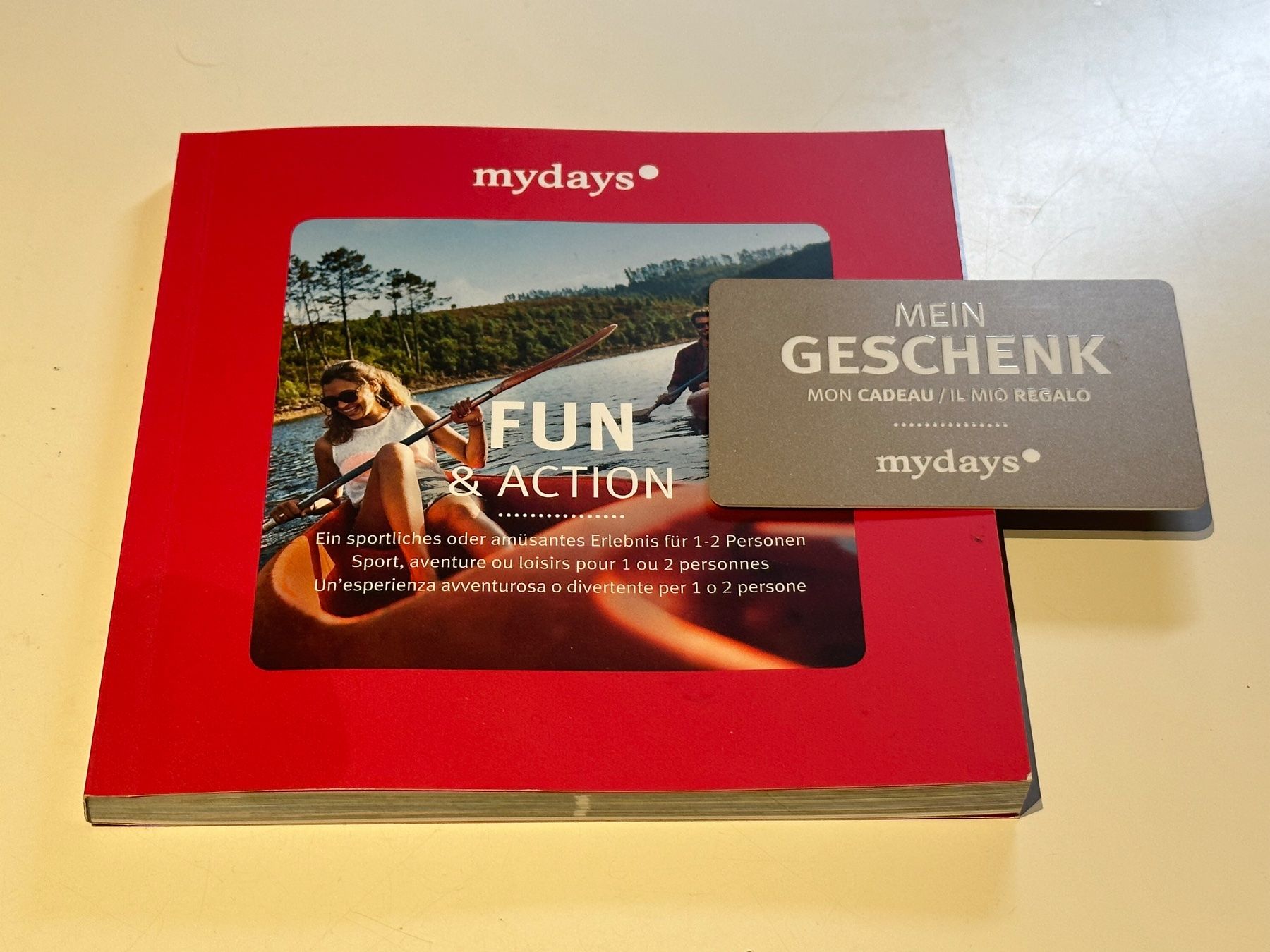 Gutscheine: Gutschein 100.- von MyDays – Gebraucht aus Schaffhausen von