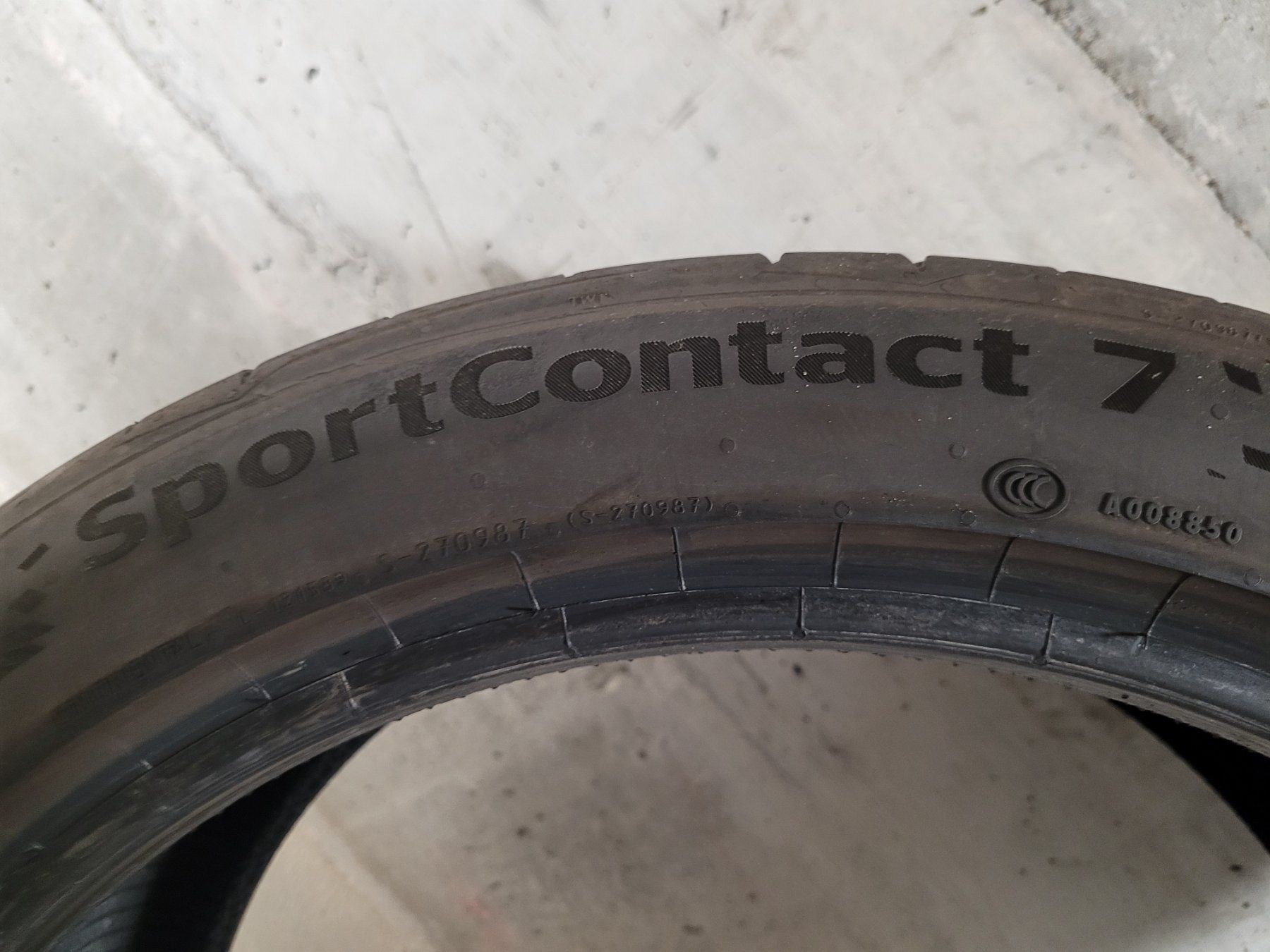 Continental Pneus & Kompletträder: 4 Stk. Continental SportContact 7, 245/40 R19 98Y XL Sommer – Gebraucht aus Egliswil von Mike35 2