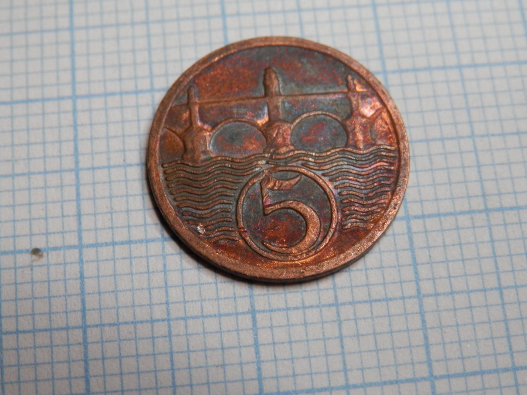 Tutti le monete: Tschechoslowakei 5 Heller, 1931 rar – Usato da Weiach venduto da weiach81 1