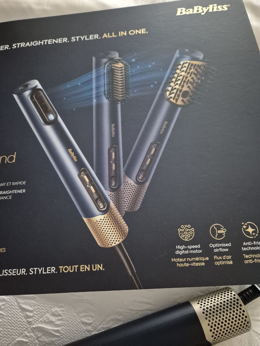 BaByliss Asciugacapelli: BABYLISS FÖHNBÜRSTE – Nuovo e nell'imballaggio originale da Strengelbach venduto da romanna 3