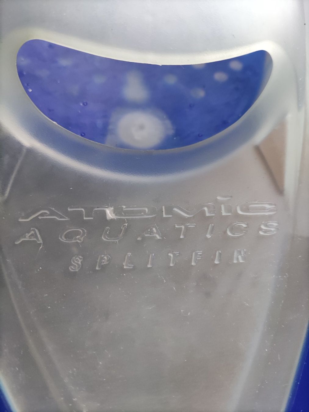 Pinne, Maschere & Boccagli: Atomic aquatics Splitfins, L – Usato da Arboldswil venduto da Ve1774 1