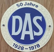 Plakette DAS 50 Jahre 1928-1978