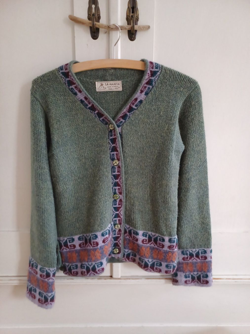 Maglioni & Felpe: Pullover Wolle Strickjacke 100 % Alpaka  Wolle – Usato da Elgg venduto da Flurinal