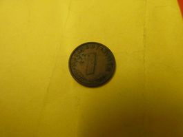 Dt. Reich 1940 A,  1 Reichspfennig