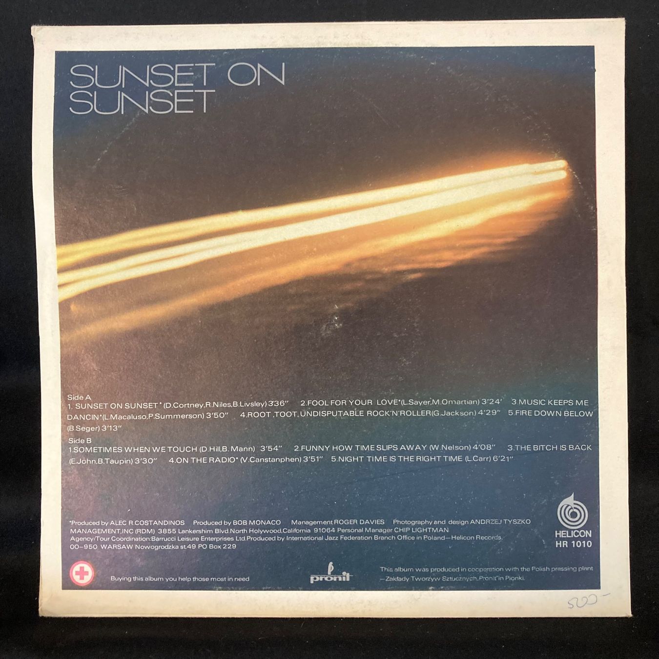 Dischi in vinile: Tina Turner / Sunset On Sunset – Usato da St.Gallen venduto da Out-take 1