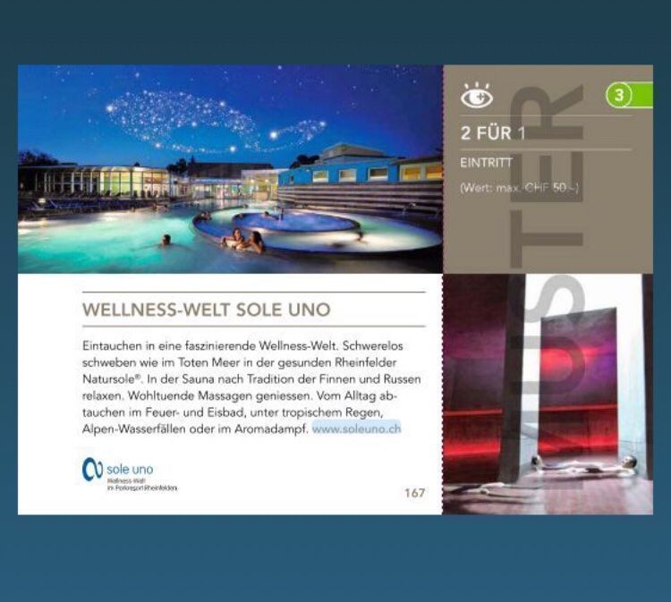 2 für 1 Eintritt Sole Uno Wellness (Neu (gemäss Beschreibung)) in ...