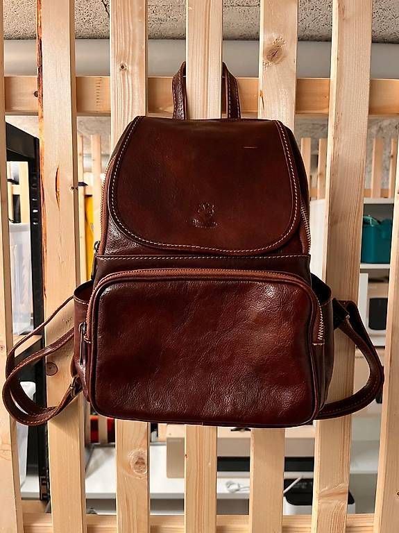 Zaini: Handgefertigter italienischer Lederrucksack – Usato da Reichenburg venduto da Robin0852 1