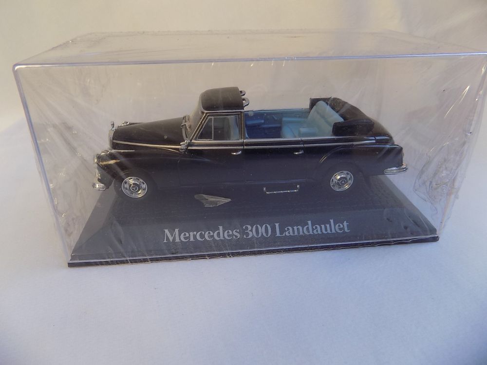 Modèle Réduit AJ426 1/43 Mercedes 300 Landaulet Noire - Édition Presse, Bon état