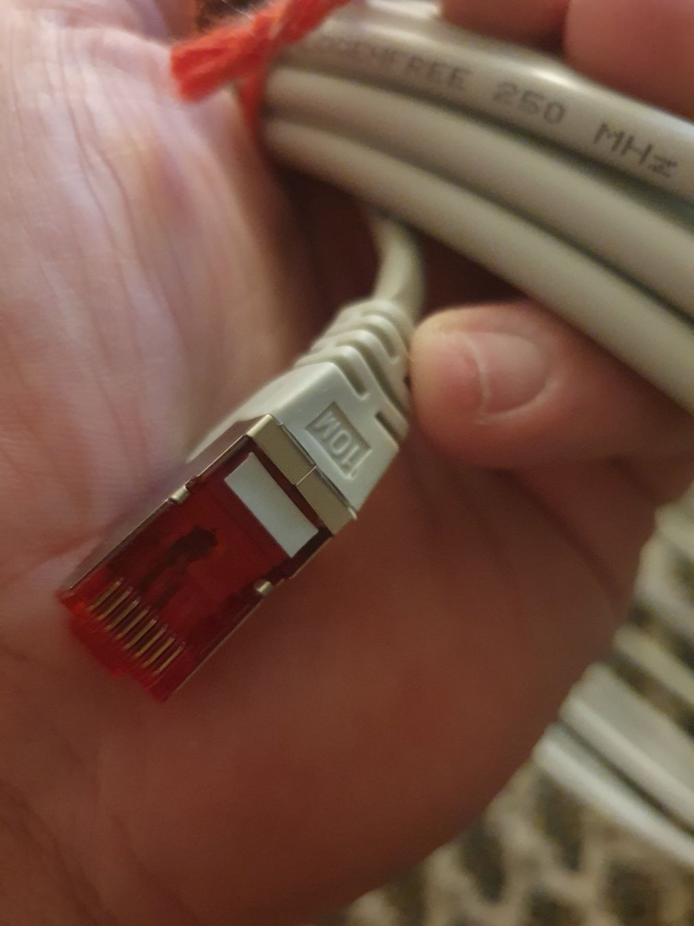 Cavi: 10m Patchkabel Cat6 RJ45 kat6 Ethernetkabel Wentronic 25mhz – Usato da Zürich venduto da eymen20 3