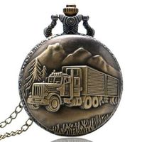 LKW Uhr Taschenuhr mit Kette ideal Hose