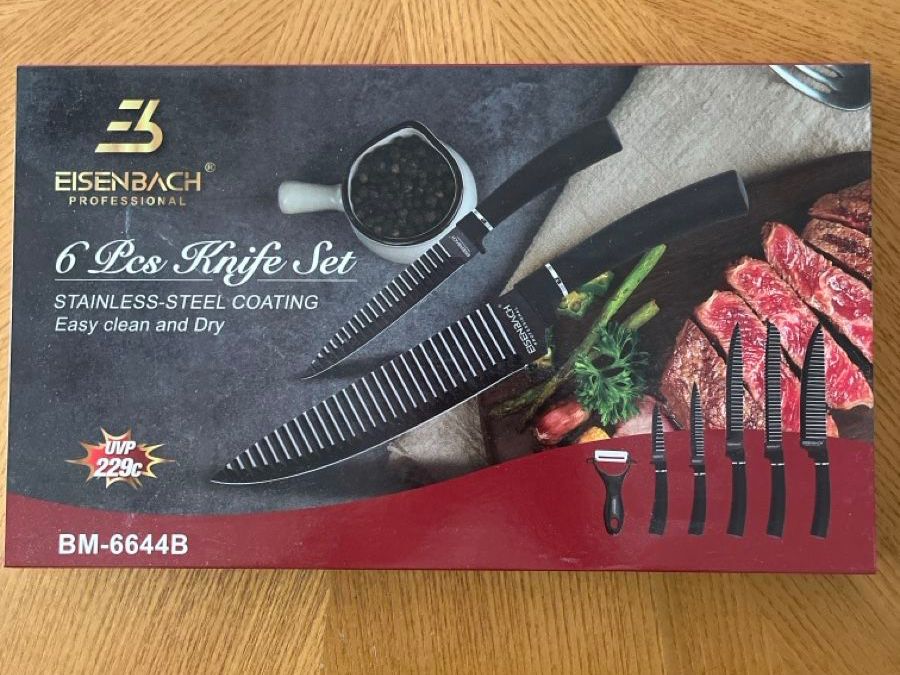 Coltelli: Eisenbach 6 Teiliges-Messerset – Nuovo e nell'imballaggio originale da Wangen b. Olten venduto da break72