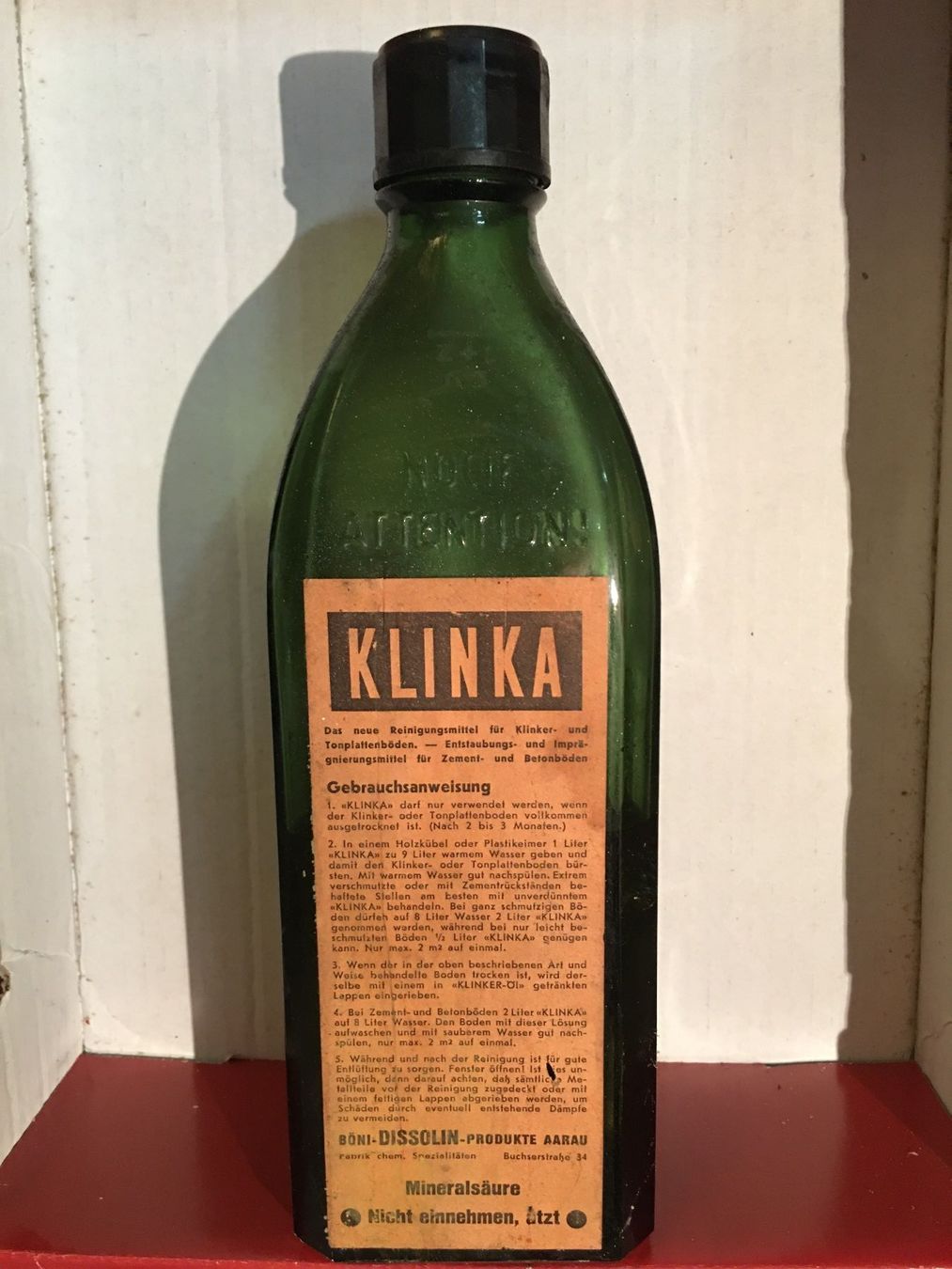 Accessori da laboratorio: alte Apotheker-Flasche  o. Inhalt – Usato da Bern venduto da rewe45 3