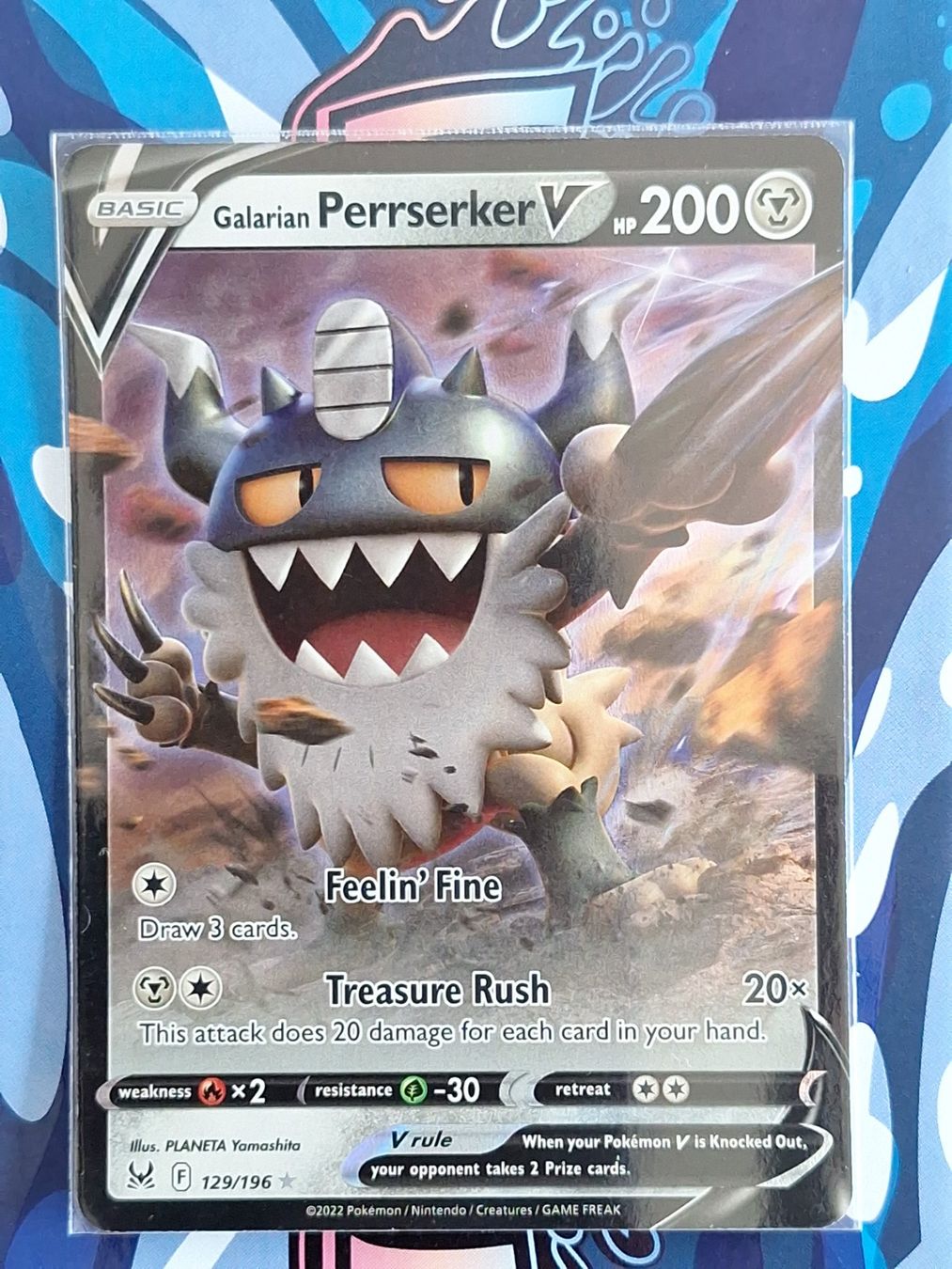 Pokémon Carte collezionabili: Galarian Perserker V - #14 – Usato da Altstätten SG venduto da GGsGameshop