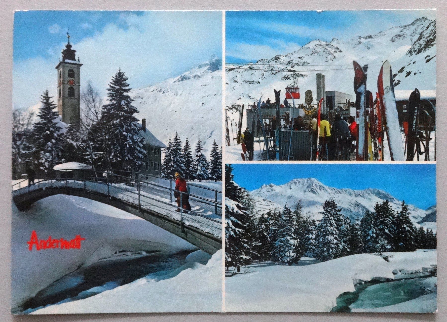 Cartoline postali: Andermatt 1444 m – Usato da Fétigny venduto da Billy2miny