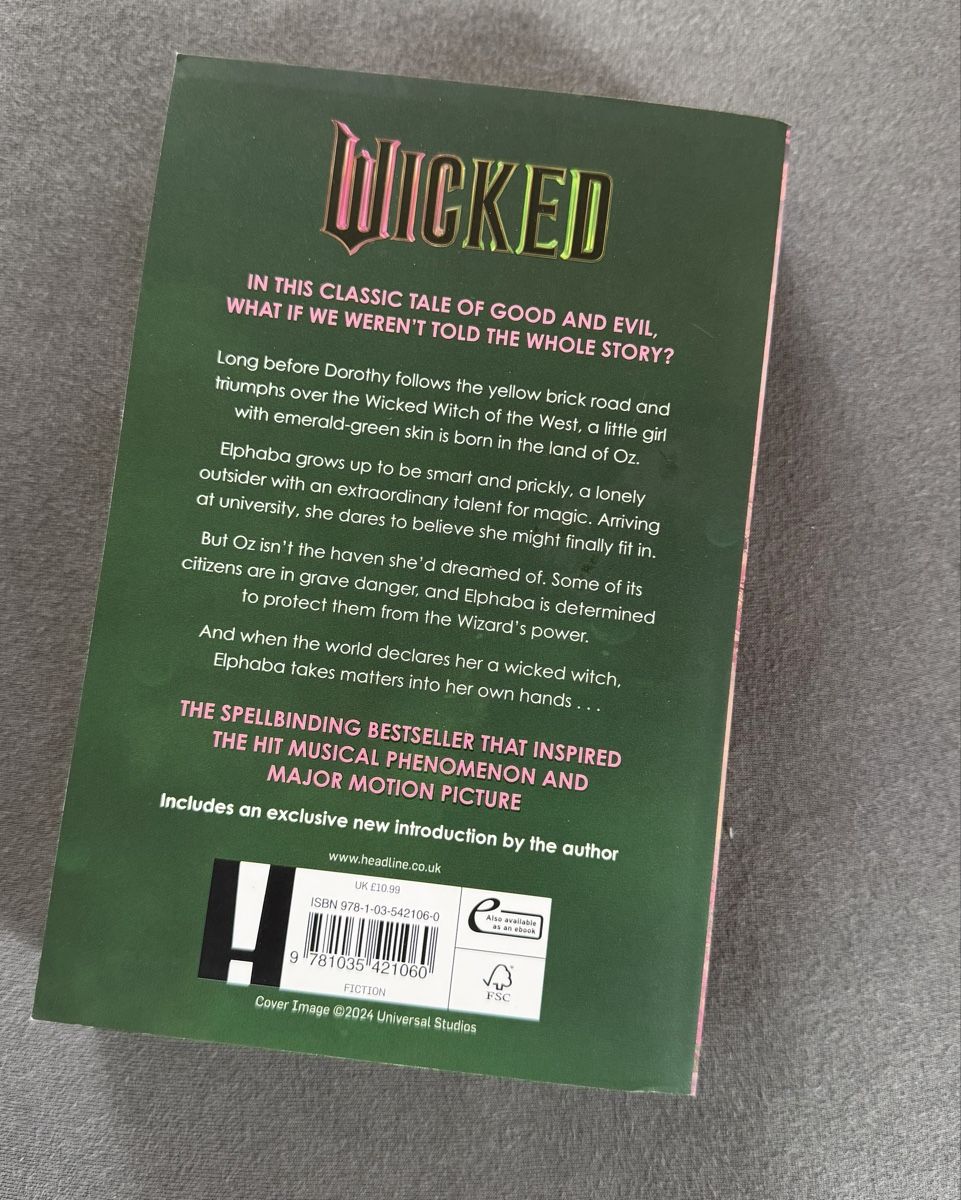 Bücher: Buch Wicked von Gregory Maguire neuwertig – Neu (gemäss Beschreibung) aus Sevelen von mat_9k6v 1