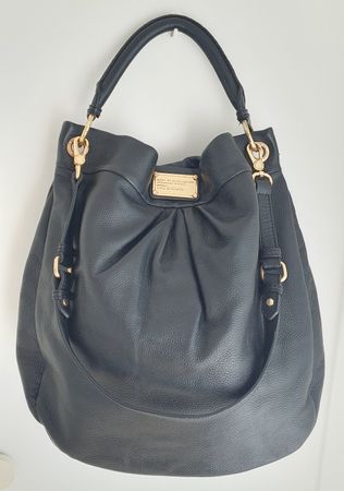 Marc Jacobs Henkel/Umhängetasche Softleder Gross Schwarz 
