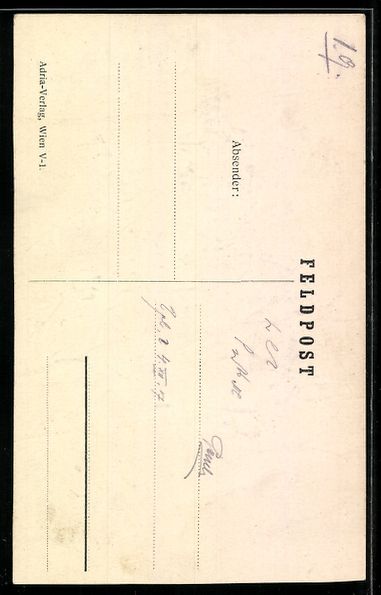 Cartoline postali: Künstler Handgemalt: Soldaten mit Eiser – Usato da Berlin venduto da bartko-reher 1