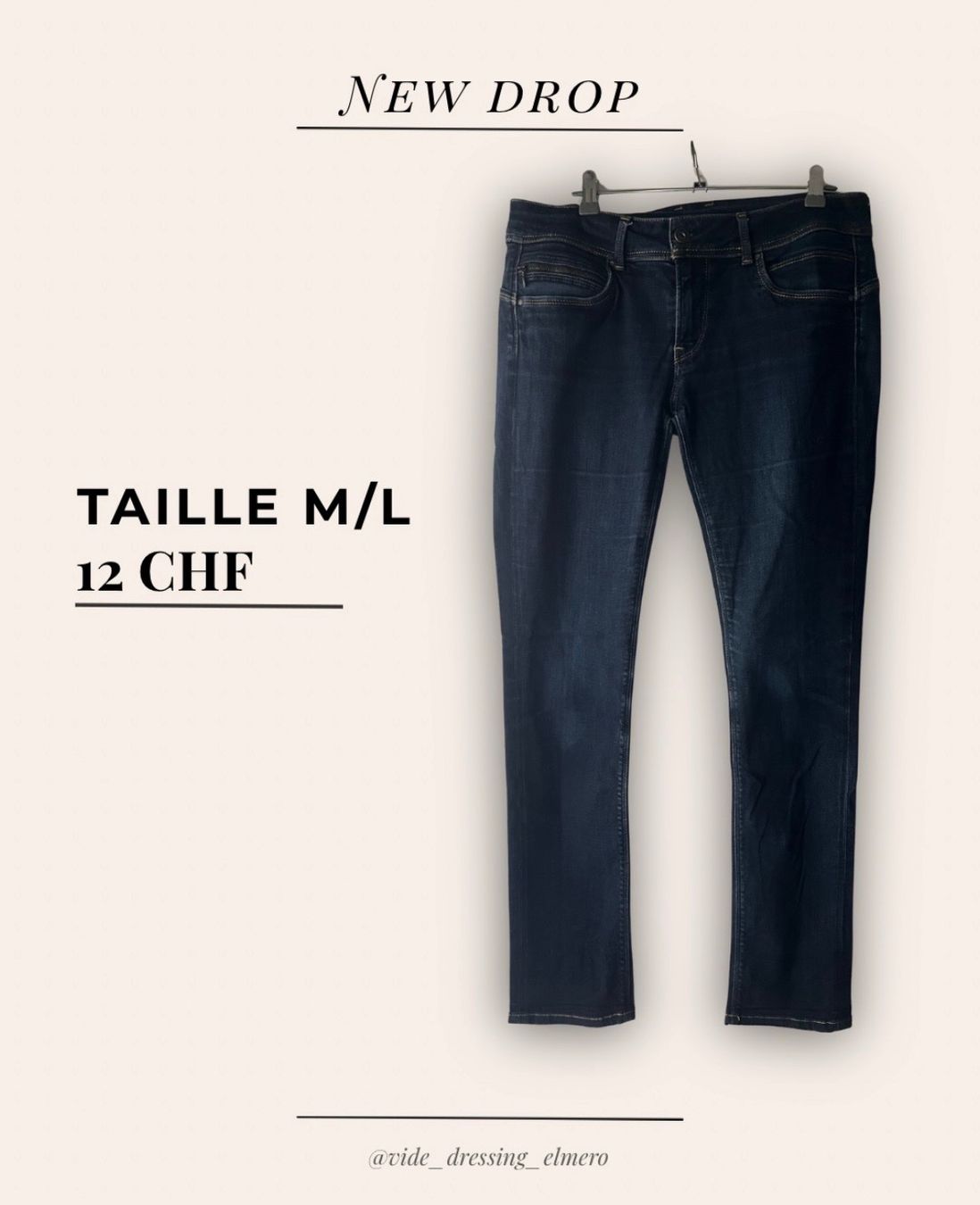 Jeans: Jean taille M/L – Nuovo (secondo la descrizione) da Massonnens venduto da Rebelle88