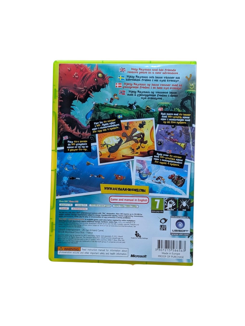 Microsoft Jeux: Rayman Origins Xbox 360 – D'occasion à Domat/Ems par IsseldorsShop 1