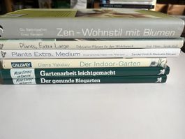 Bücher Gartengestaltung und Wohnen 5 Stk guter Zustand