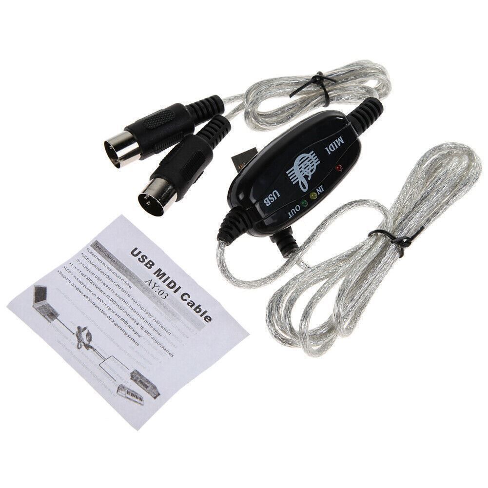 Kabel: USB MIDI Adapter Kabel PC Restposten – Neu (gemäss Beschreibung) aus Kirchdorf AG von Lionstein