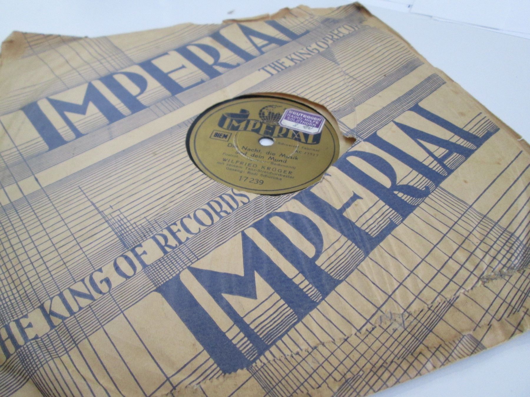 Vinyles: DISQUES 78 TOURS – D'occasion à Lausanne par Leag 2