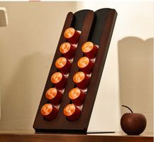 Nespresso Kapselhalter aus Holz , Für 16 Kapseln, Neu