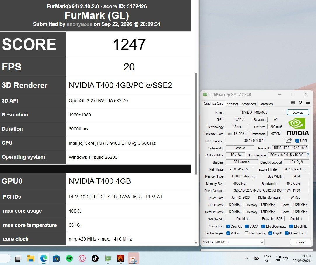 Nvidia Cartes graphiques: NVIDIA T400 4GB – D'occasion à Hendschiken par Sillii 3