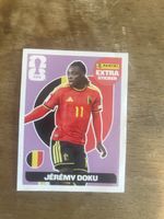Panini WM Sticker Jérémy Doku Extra Sticker Top Zustand 🇨🇭