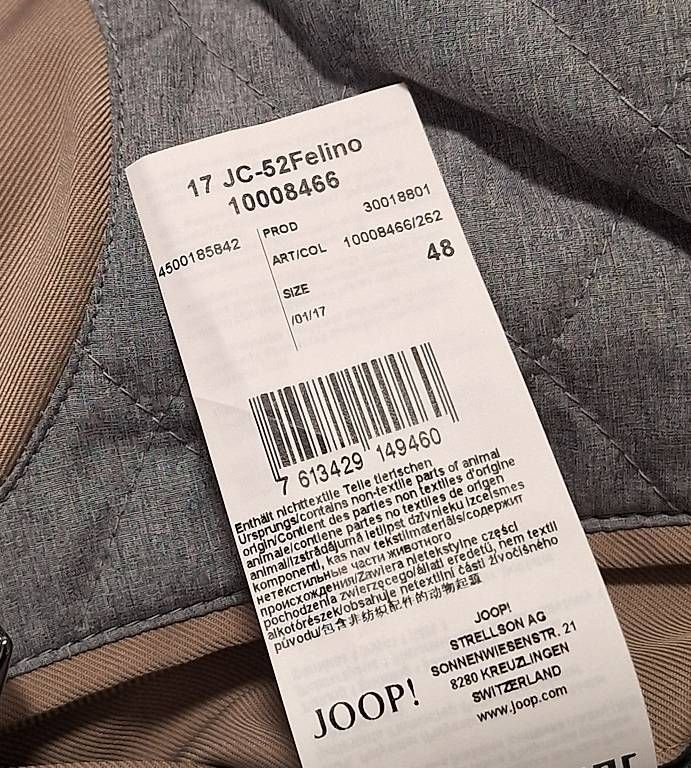 Joop Cappotti: NEU JOOP Mantel 48/L – Usato da Baar venduto da SBBaco 3