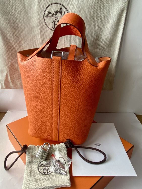 Hermès Picotin 18 Orange (Neu und originalverpackt) in Genève für