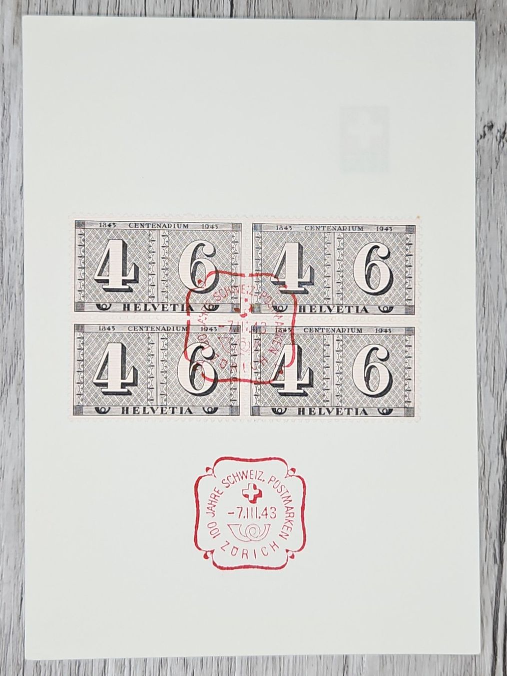 Tutti i francobolli: CL04 PTT Suisse 1943 – Usato da Cousset venduto da Patrick_Collections