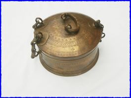Edle Messingbox für CHAPATI  ( indisches Fladenbrot )