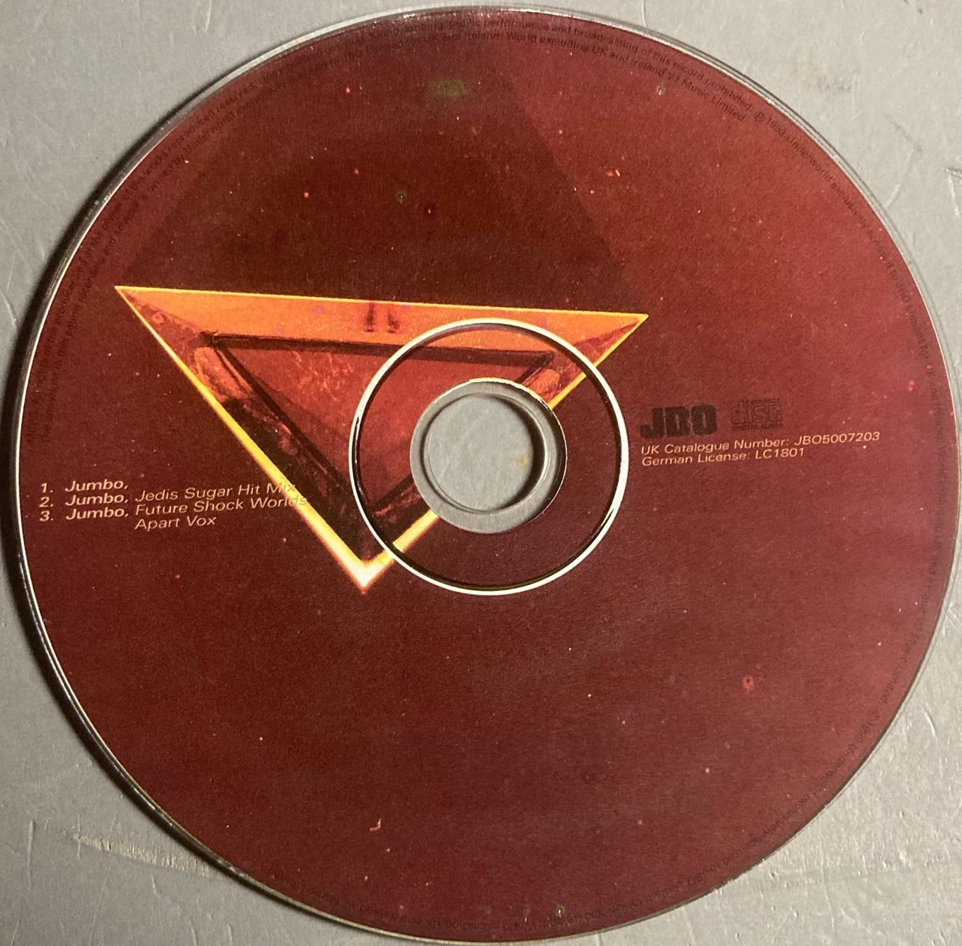 CDs: UNDERWORLD - JUMBO – D'occasion à Poliez-Pittet par Newtown-Records 1
