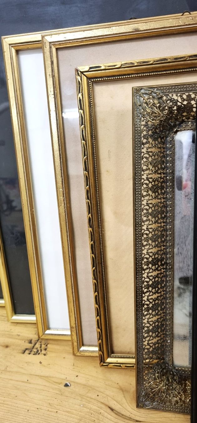 Cornici: Konvolut Bilderrahmen Antik Gold Barock – Usato da Bern venduto da ros_v7ry 3