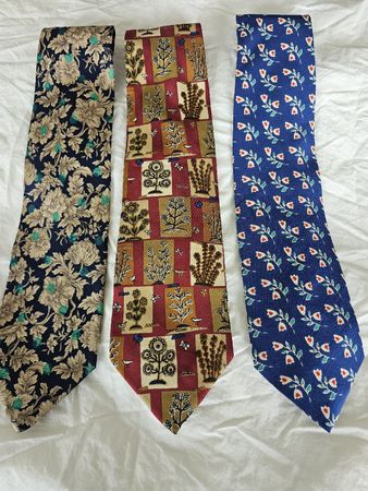 3 vintage ties from YSL