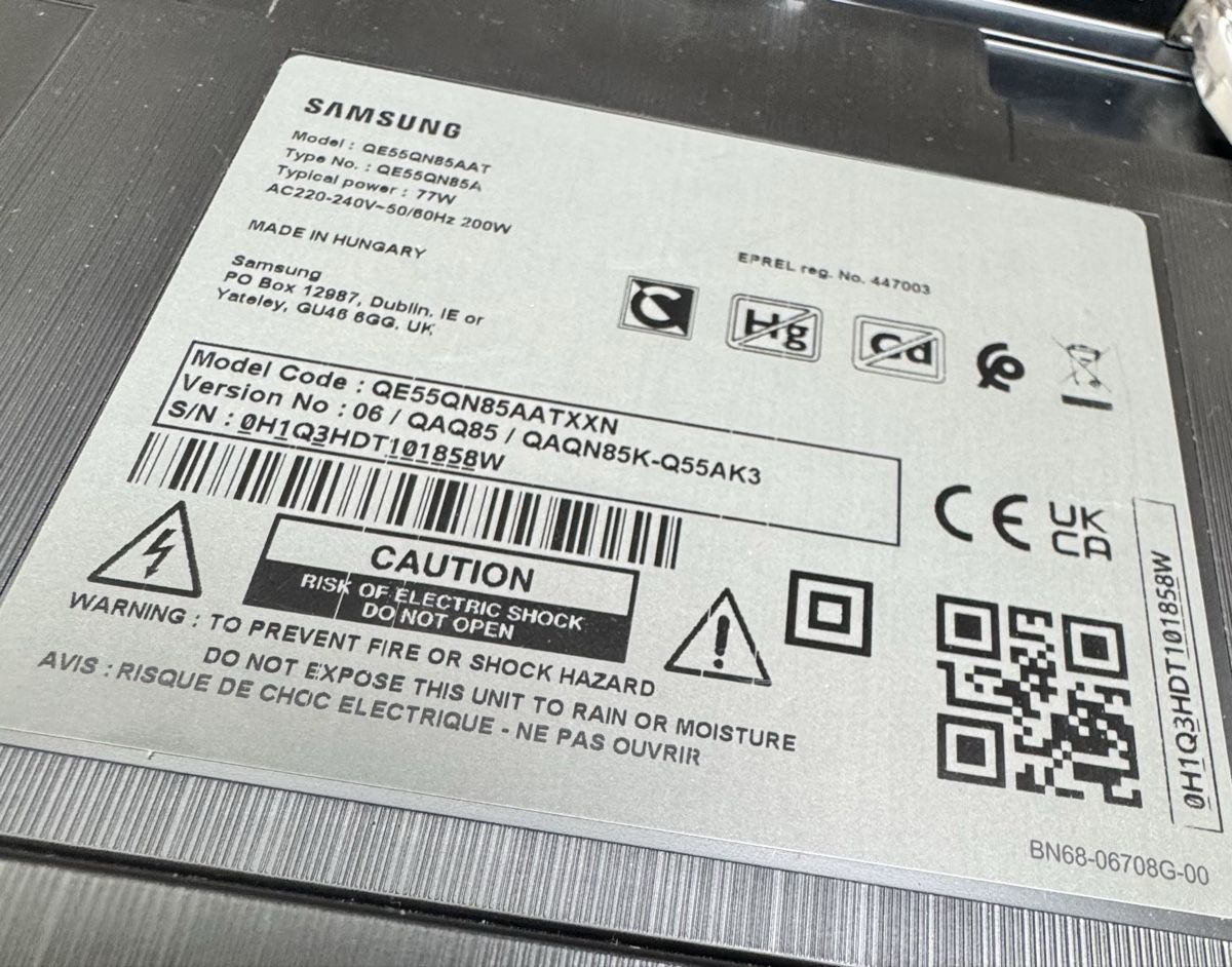 Samsung Televisori: TV Samsung 55 Zoll schwarz – Usato da Bever venduto da Nivotrade 4