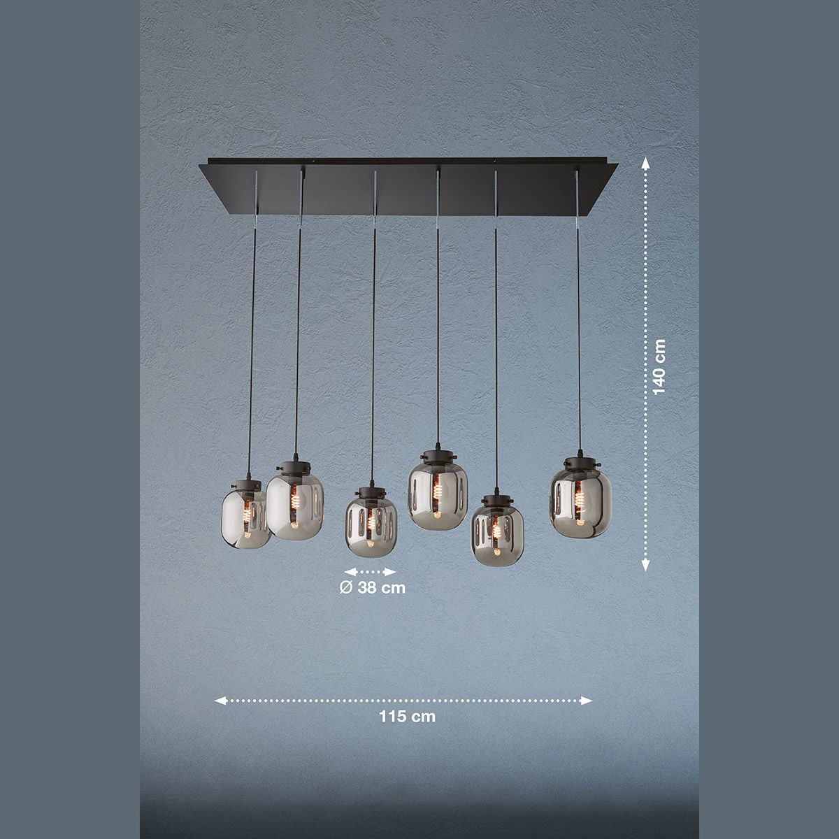 Kronleuchter & Deckenlampen: Designer Pendelleuchte, 115 cm x 38 cm – Neu (gemäss Beschreibung) aus Kreuzlingen von Smart-Light 1
